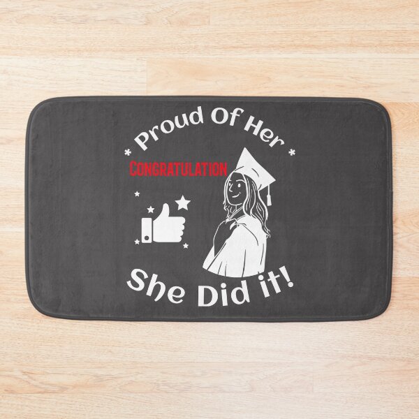 Item preview, 2020 Graduation Day - Proud of Her She Did It  - College Graduated Gift Idea - Congratulations designed and sold by family1ststore.