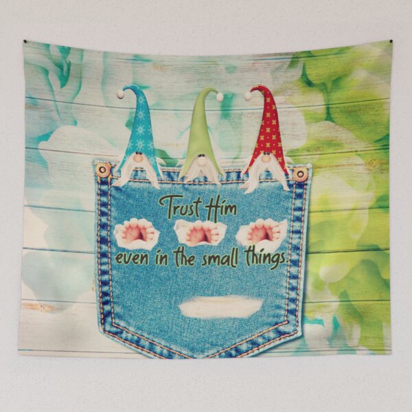 Item preview, Christian graphic. Trust Him Even in the Small Things designed and sold by TheKingdomAttic.