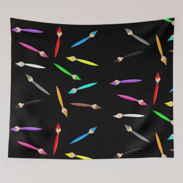 Item preview, Rainbow Paintbrushes designed and sold by Melanie Jeyakkumar.