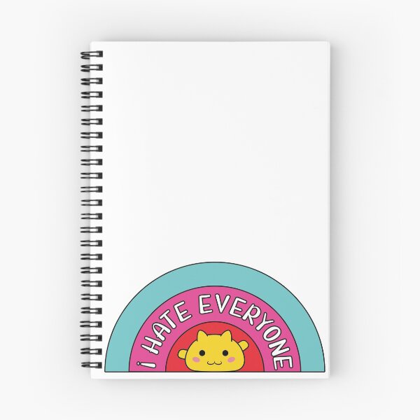 Item preview, I hate everyone - colorful cute design designed and sold by truffleivy.