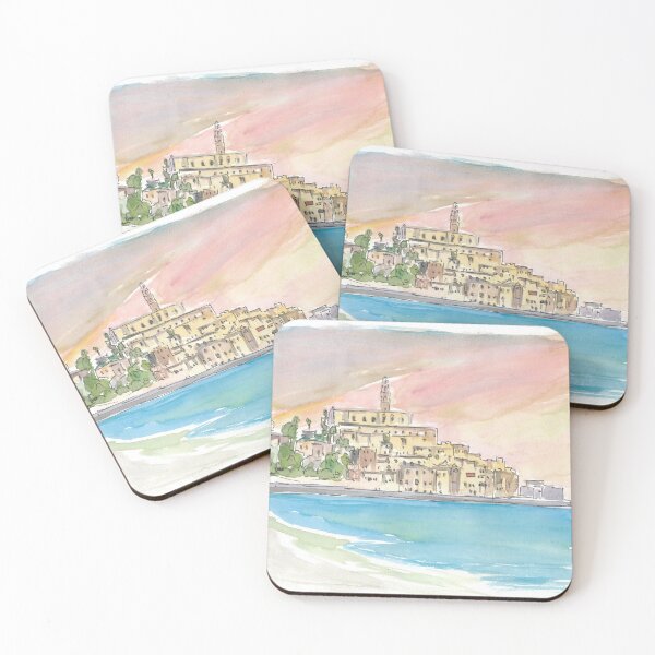 Item preview, Tel Aviv Jaffa View of Old Town And Sea designed and sold by artshop77.