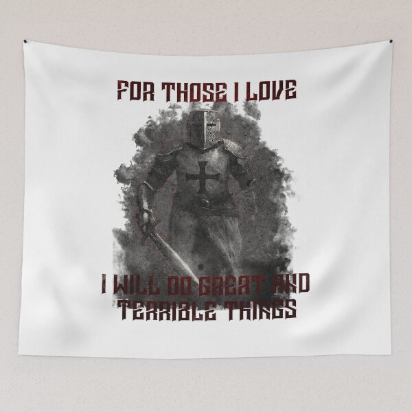 Item preview,  Templar Sword Medieval Warrior Knights Templar Cross Armor Helmet Emblem Shield designed and sold by TopTeeShop.