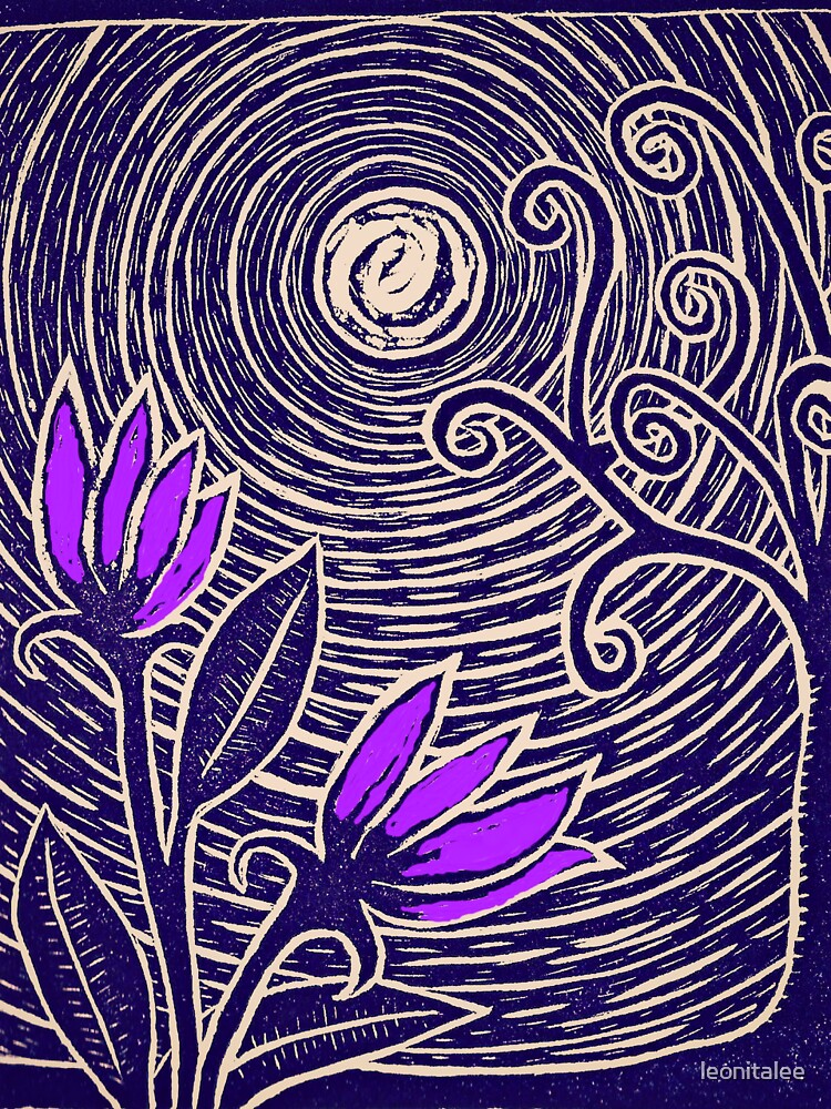 Moonflower Blue by leonitalee