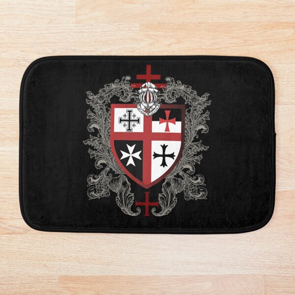 Item preview, Templar Shield Cross Medieval Warrior Sword Knights Templar Armor Helmet Emblem  designed and sold by TopTeeShop.