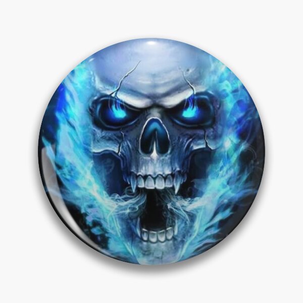 Item preview, Blue skull. designed and sold by Mickpew.