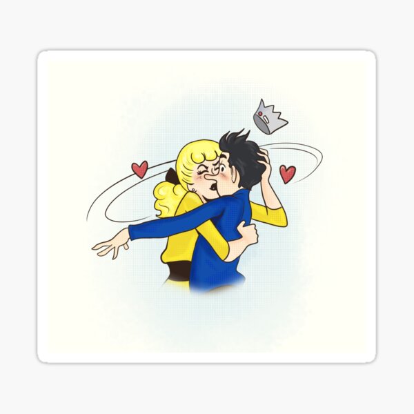 Bughead kiss Sticker