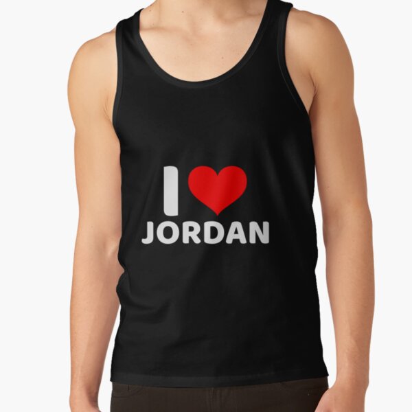 I Love Jordan - With Simple Love Heart | Poster