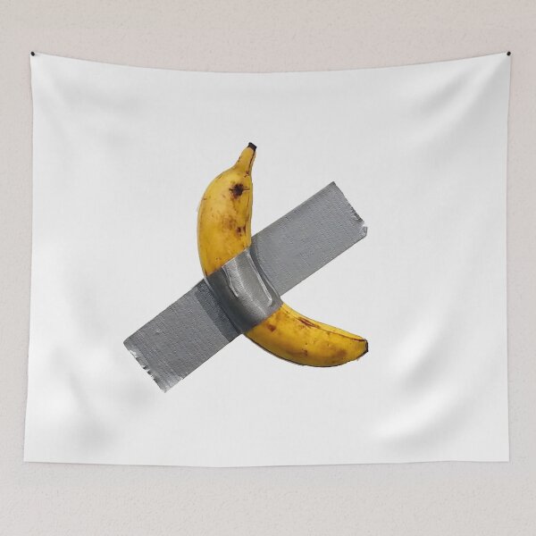 Item preview, Maurizio Cattelan - Banana on a wall designed and sold by HouseofBalloon.