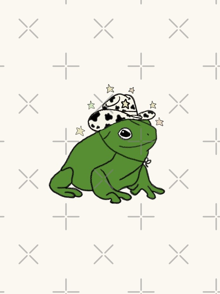 Frog with a cowboy hat ★ by sunflwrmike7