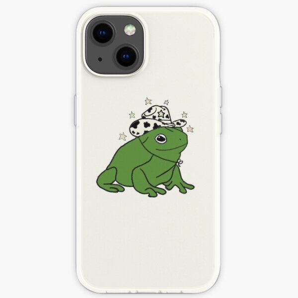 Frog with a cowboy hat ★ iPhone Soft Case
