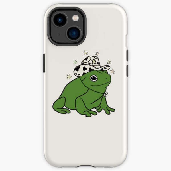 Item preview, Frog with a cowboy hat ★ designed and sold by sunflwrmike7.