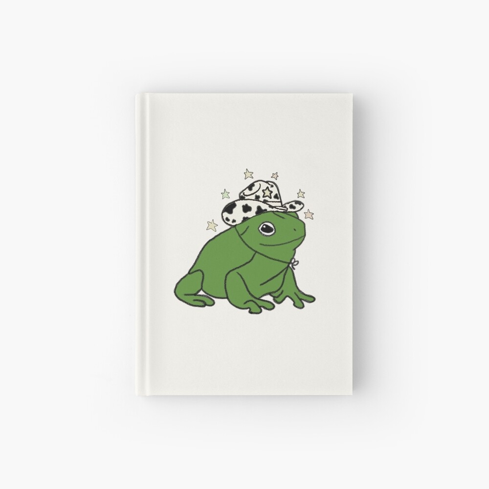Frog with a cowboy hat ★ Hardcover Journal
