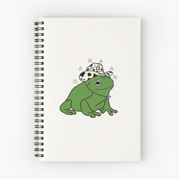 Item preview, Frog with a cowboy hat ★ designed and sold by sunflwrmike7.