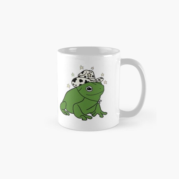 Item preview, Frog with a cowboy hat ★ designed and sold by sunflwrmike7.