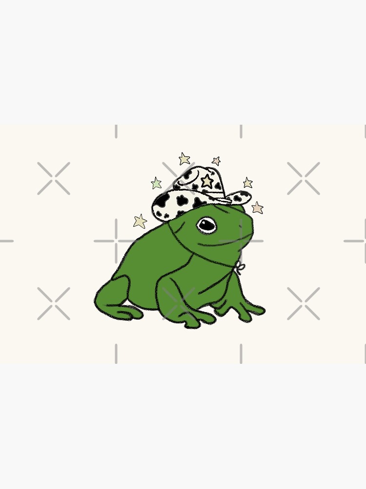 Frog with a cowboy hat ★ by sunflwrmike7