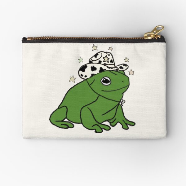 Item preview, Frog with a cowboy hat ★ designed and sold by sunflwrmike7.