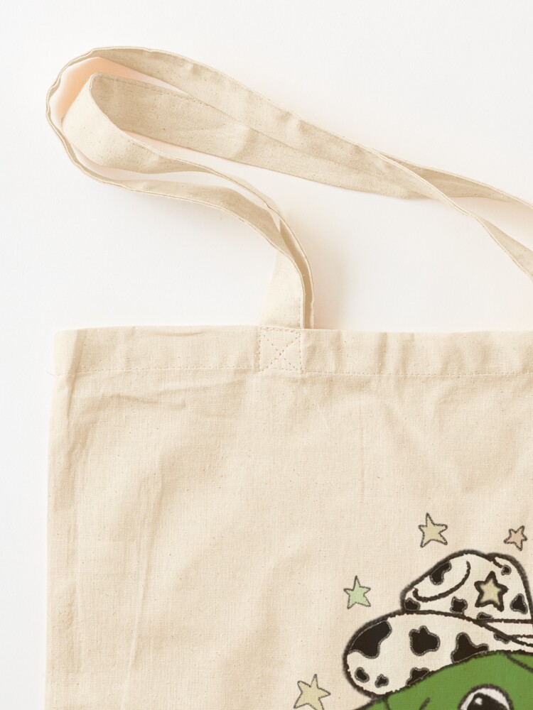 Alternate view of Frog with a cowboy hat ★ Tote Bag