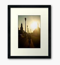 Sunset, Friedrichshain Framed Print