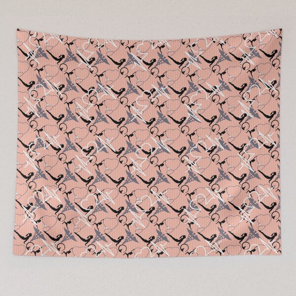 Item preview, Yoga and Nurse Print-All-Over Japanese Patterns designed and sold by VandKay.