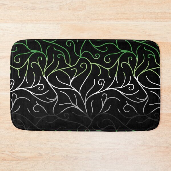 Item preview, Black Velvet, Aromantic Flag Vines designed and sold by StephOBrien.