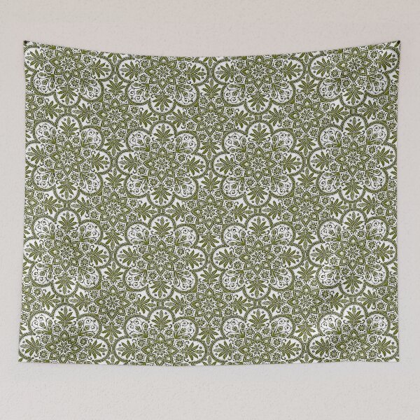 Item preview, Azulejo Floral Pattern designed and sold by AM FineArtPrints.