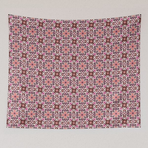 Item preview, Azulejo Floral Pattern  designed and sold by AM FineArtPrints.
