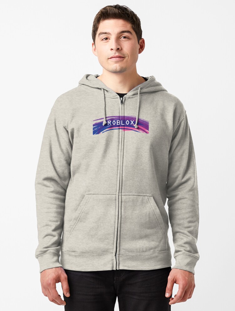 Roblox Zipped Hoodie By Elguerche Redbubble - sleeveless purple hoodie roblox