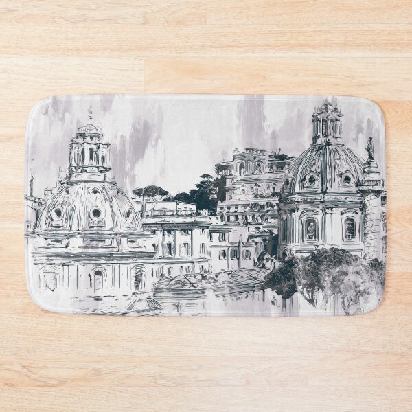 Aperçu de l'œuvre Paysage urbain de Rome créée et vendue par AM FineArtPrints.