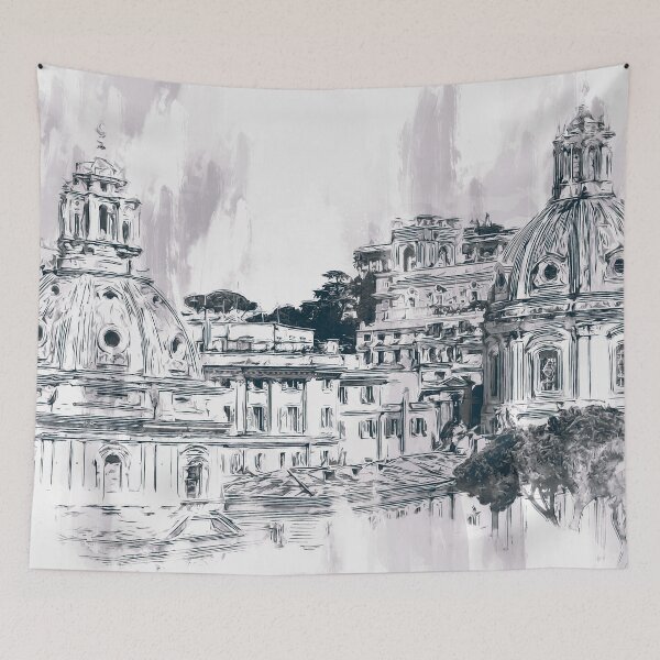 Item preview, Rome Cityscape designed and sold by AM FineArtPrints.