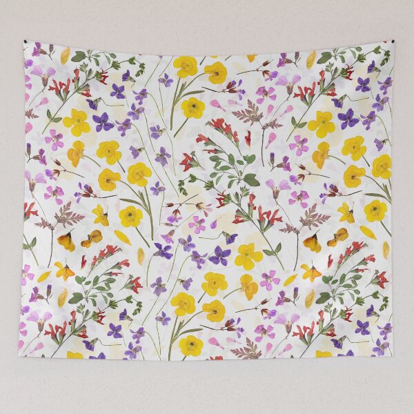 Item preview, Midsummer Botanical Wildflower Meadow Botanical Garden  I  Nightgarden designed and sold by UtArt.