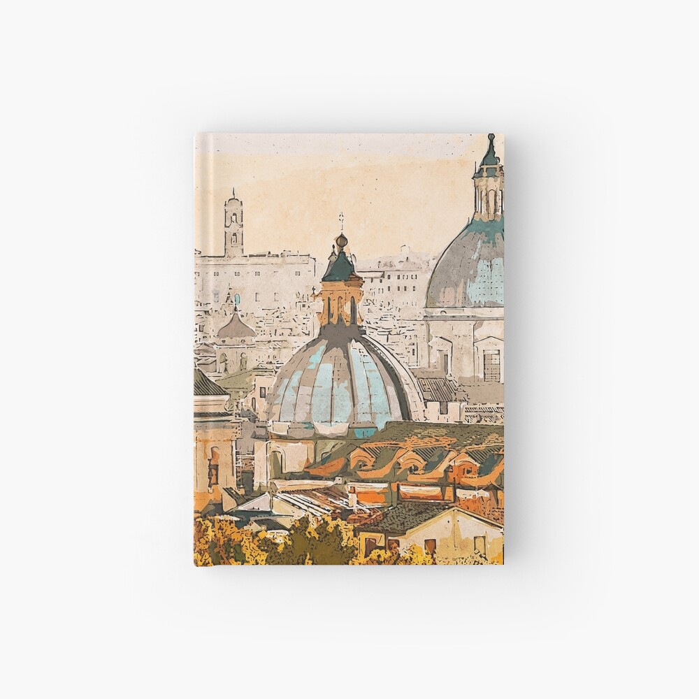 Rome Cityscape Hardcover Journal