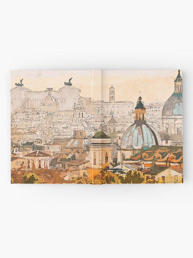 Alternate view of Rome Cityscape Hardcover Journal