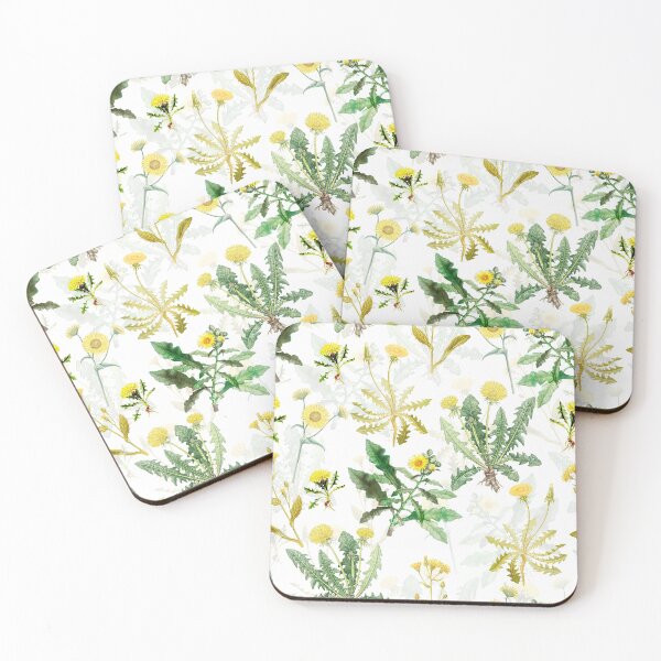 Item preview, Midsummer Botanical Wildflower Dandelion Meadow Garden Nightgarden designed and sold by UtArt.
