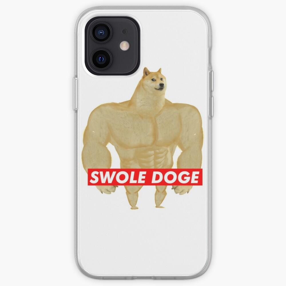 Chad Doge X Supreme Iphone Case Cover By Ettore13 Redbubble