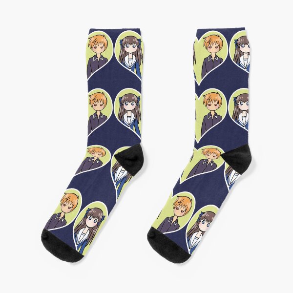 Tohru and Kyo - shipping dolls Socks