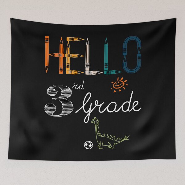 Item preview, Hello 3rd Grade - Funny Vintage Dinosaur First Day of School Gift designed and sold by r-silver.