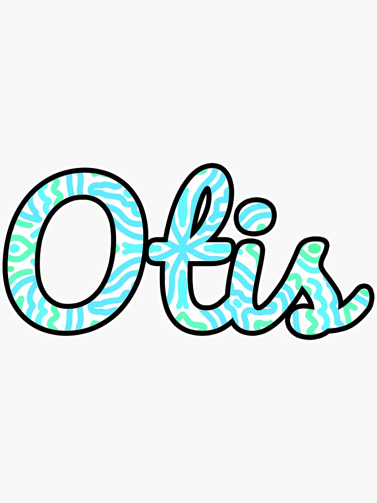 "Otis Handwritten Name" Sticker for Sale by inknames Redbubble