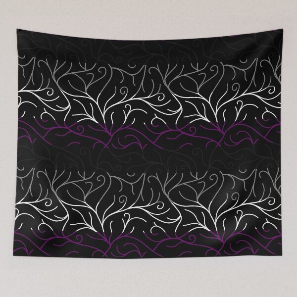 Item preview, Black Velvet, Asexual Flag Vines designed and sold by StephOBrien.