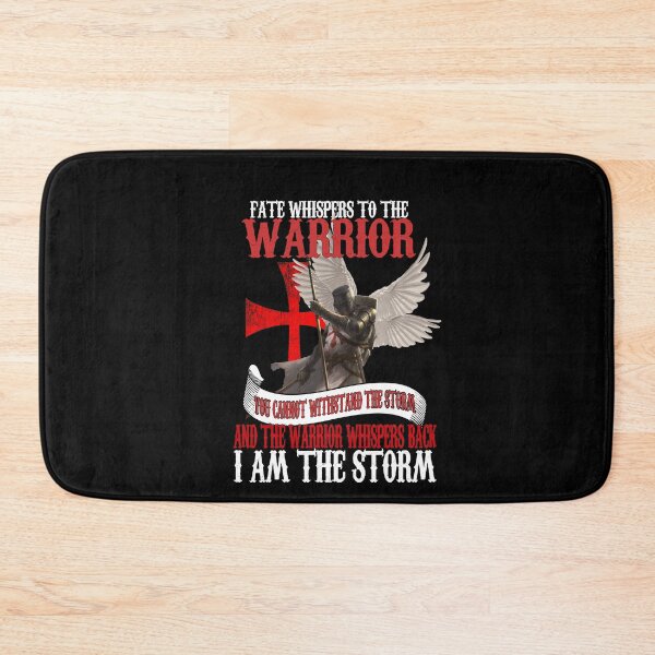Item preview, Templar Medieval Warrior Sword Knights Templar Armor Helmet Shield Cross I Am The Storm designed and sold by TopTeeShop.