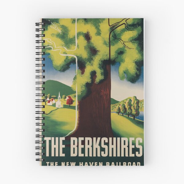 Item preview, The Berkshires vintage travel poster designed and sold by stickart-marek.
