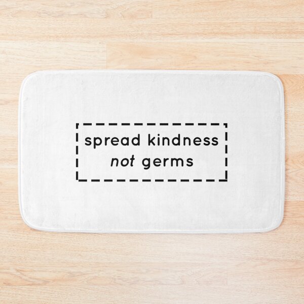 Item preview, Spread Kindness not Germs, Quarantine, Pandemic, Hygiene  designed and sold by RicePaste.
