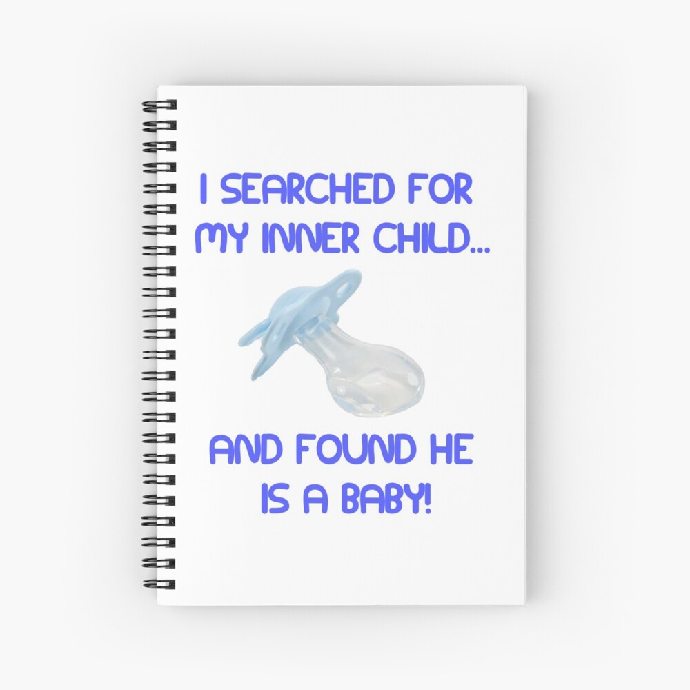 I Searched for my Inner Child Spiral Notebook