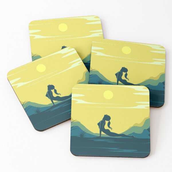Item preview, Sun Salutation Yoga Woman designed and sold by Vector Scout Lab.