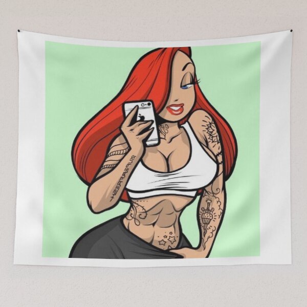Item preview, Red head lady. designed and sold by Mickpew.