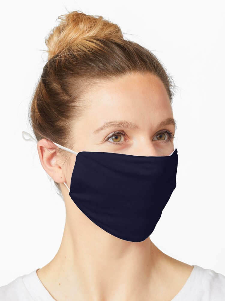 dark blue colour mask