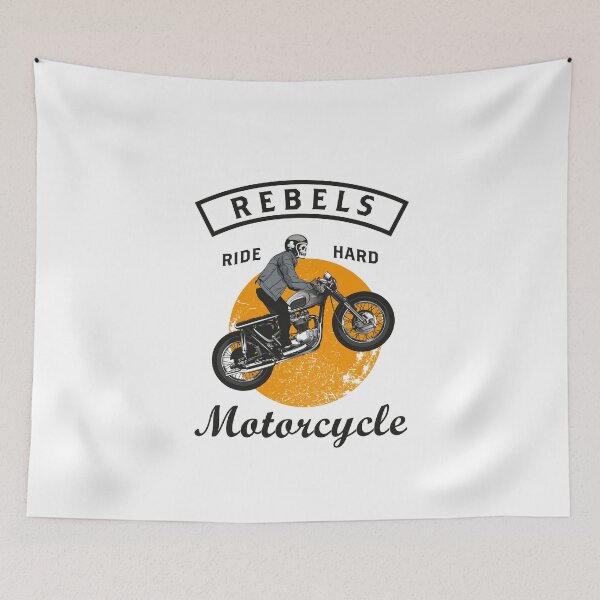 Item preview, REBELS MOTORCYCLE CLUB : RIDE HARD designed and sold by btilyas.
