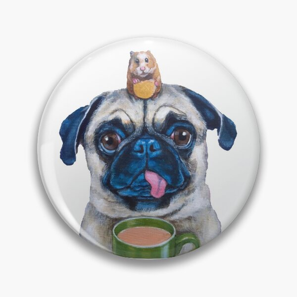 Aperçu de l'œuvre Pug de thé créée et vendue par Victoria Stanway.