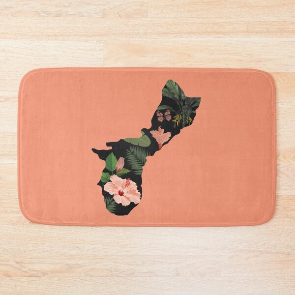 Item preview, Guam Island Map Pink designed and sold by Ashley A.