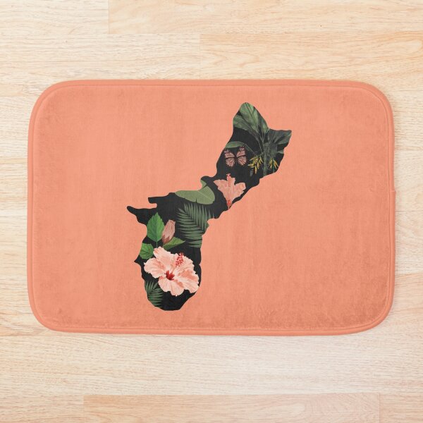 Item preview, Guam Island Map Pink designed and sold by Ashley A.