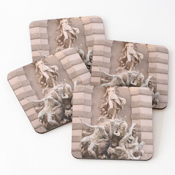 Item preview, Baroque fountain with sculptures at Michaelplatz in Vienna Austria designed and sold by goceris.
